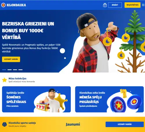 Klondaika online kazino mini apskats